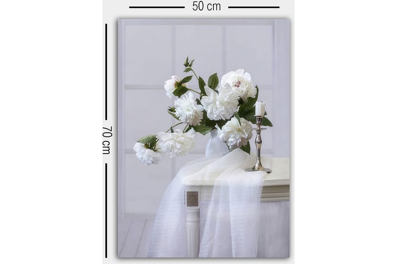 Dekorativ Canvasbillede 50x70 cm - Flerfarvet - Boligtilbehør - Billeder & kunst - Billeder på lærred