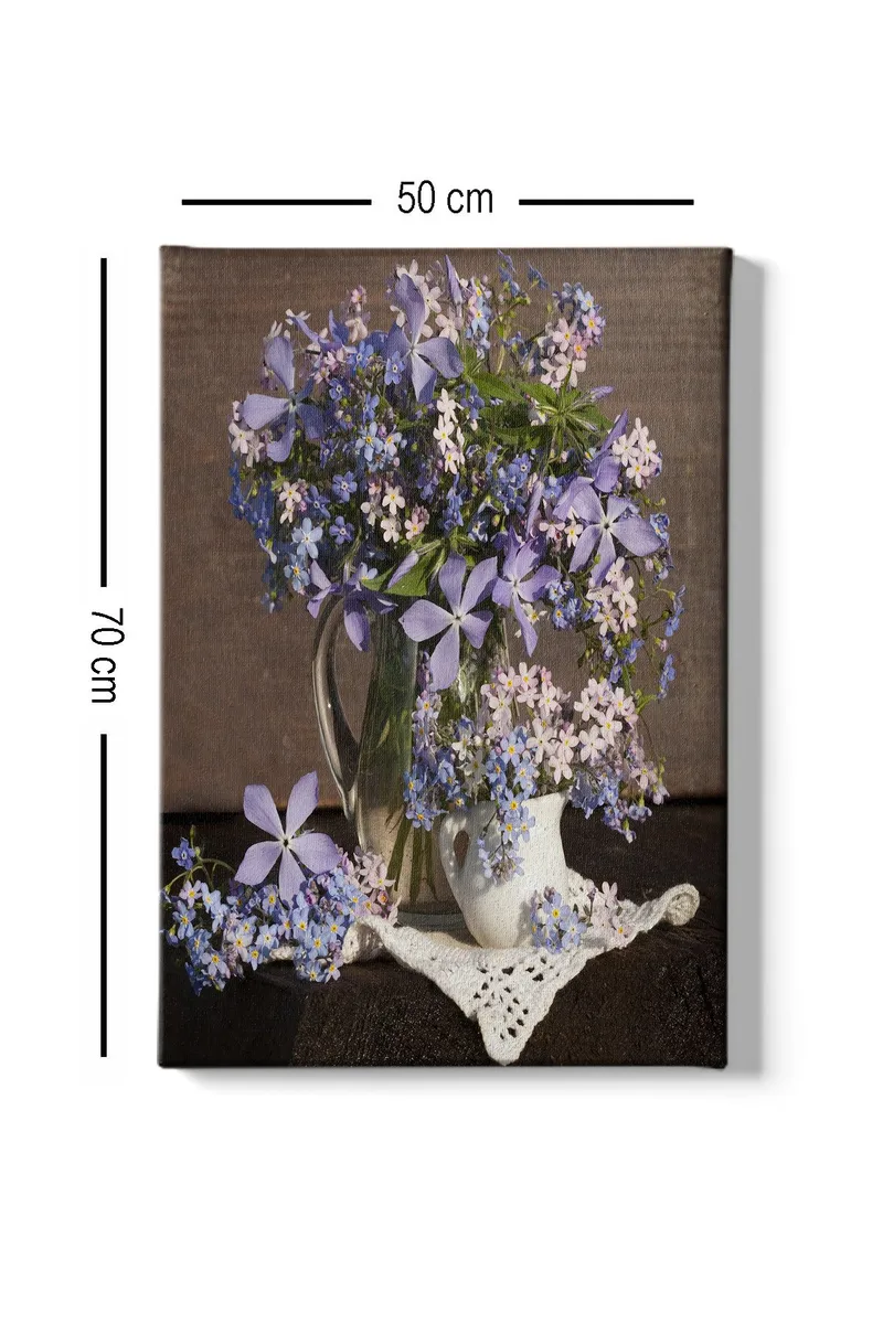 Dekorativ Canvasbillede 50x70 cm - Flerfarvet - Boligtilbehør - Billeder & kunst - Billeder på lærred