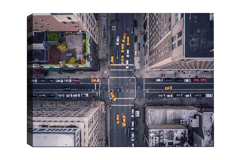 Dekorativ Canvasbillede 50x70 cm, Flerfarvet