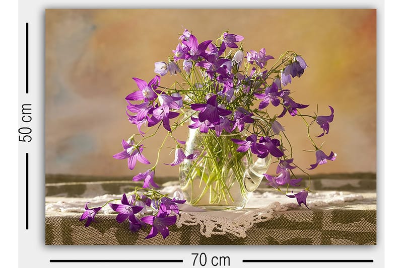 Dekorativ Canvasbillede 50x70 cm - Flerfarvet - Boligtilbehør - Billeder & kunst - Billeder på lærred