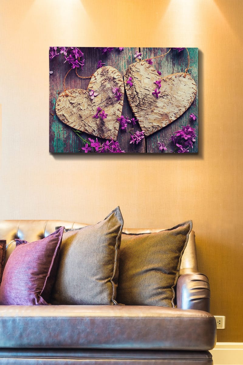 Dekorativ Canvasbillede 50x70 cm - Flerfarvet - Boligtilbehør - Billeder & kunst - Billeder på lærred