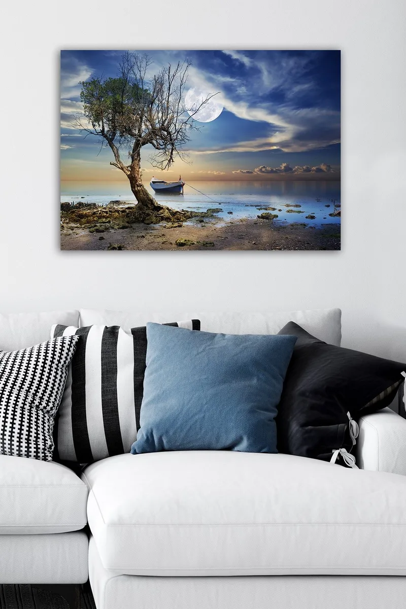 Dekorativ Canvasbillede 50x70 cm - Flerfarvet - Boligtilbehør - Billeder & kunst - Billeder på lærred