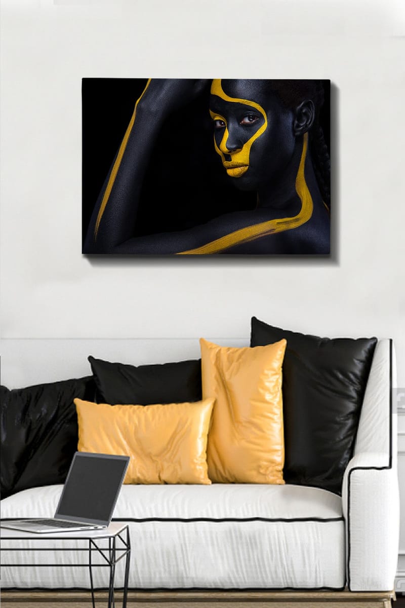 Dekorativ Canvasbillede 50x70 cm - Flerfarvet - Boligtilbehør - Billeder & kunst - Billeder på lærred