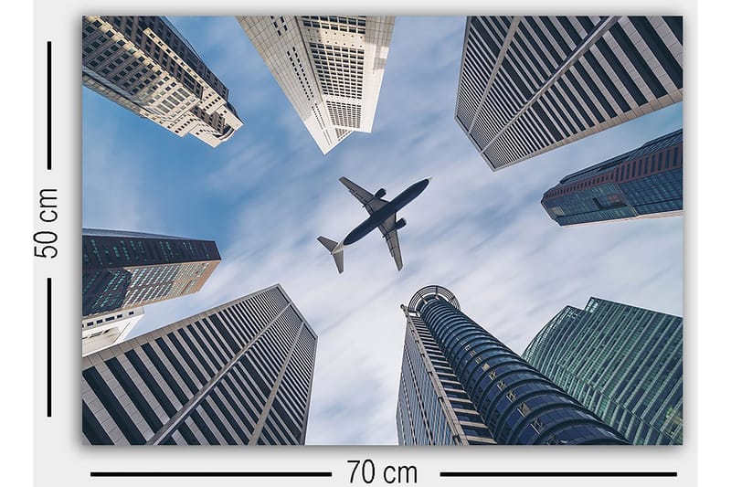 Dekorativ Canvasbillede 50x70 cm - Flerfarvet - Boligtilbehør - Billeder & kunst - Billeder på lærred