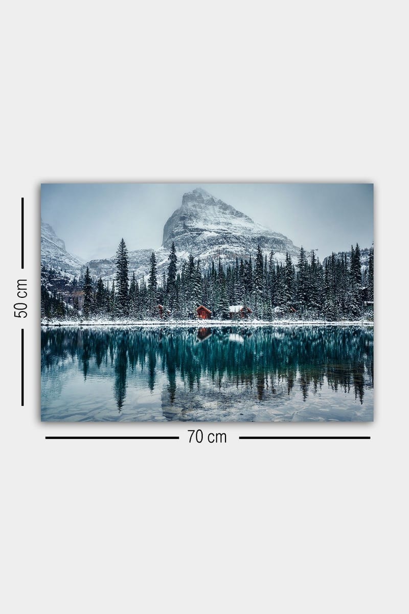 Dekorativ Canvasbillede 50x70 cm - Flerfarvet - Boligtilbehør - Billeder & kunst - Billeder på lærred