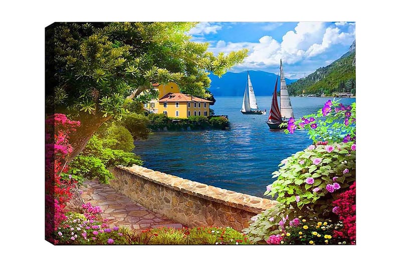 Dekorativ Canvasbillede 50x70 cm, Flerfarvet