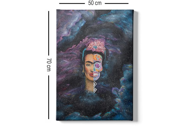 Dekorativ Canvasbillede 50x70 cm - Flerfarvet - Boligtilbehør - Billeder & kunst - Billeder på lærred