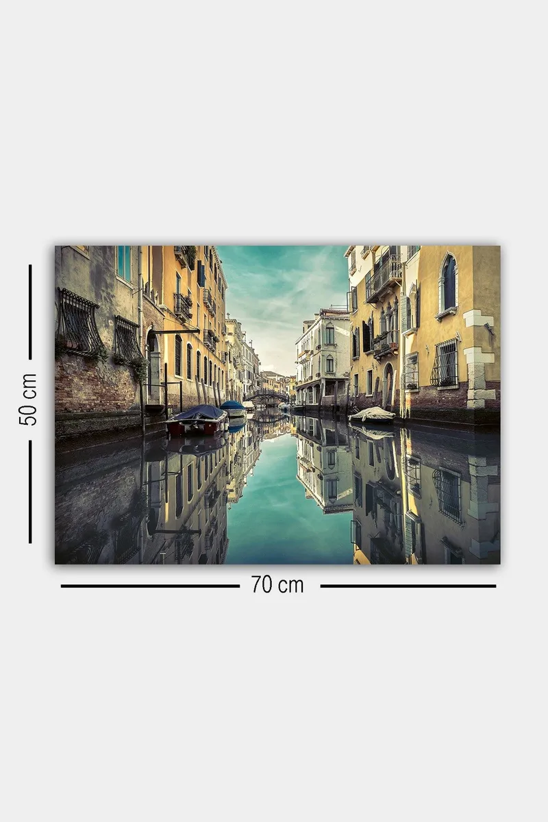 Dekorativ Canvasbillede 50x70 cm - Flerfarvet - Boligtilbehør - Billeder & kunst - Billeder på lærred