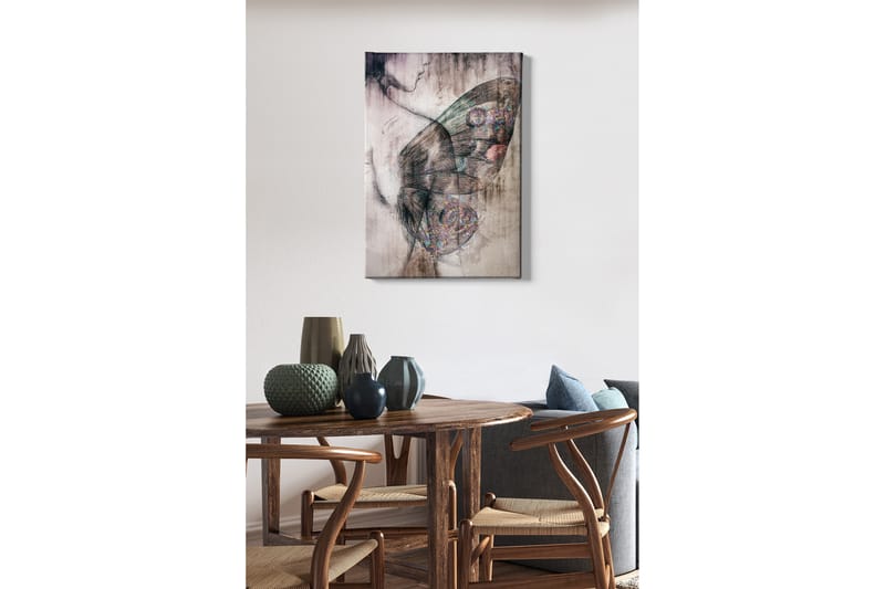 Dekorativ Canvasbillede 50x70 cm - Flerfarvet - Boligtilbehør - Billeder & kunst - Billeder på lærred