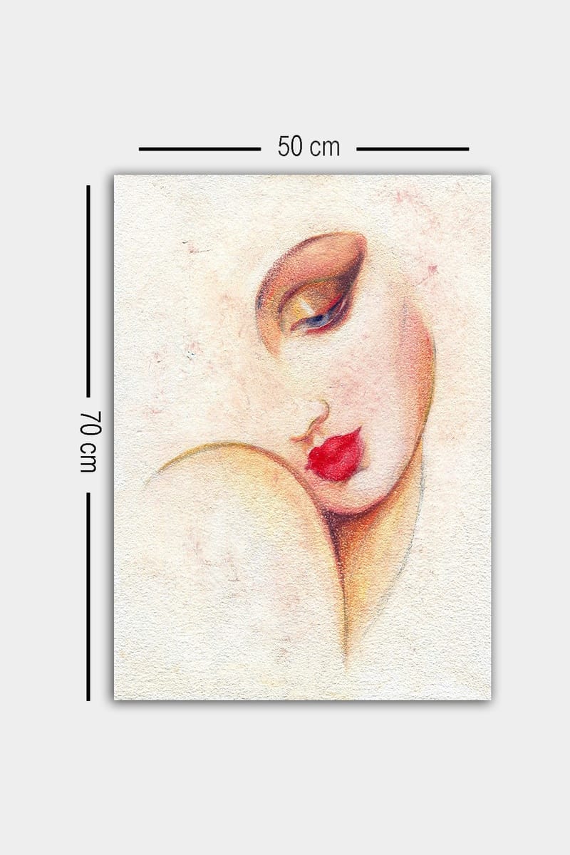 Dekorativ Canvasbillede 50x70 cm - Flerfarvet - Boligtilbehør - Billeder & kunst - Billeder på lærred