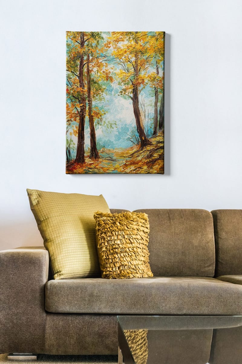 Dekorativ Canvasbillede 50x70 cm - Flerfarvet - Boligtilbehør - Billeder & kunst - Billeder på lærred