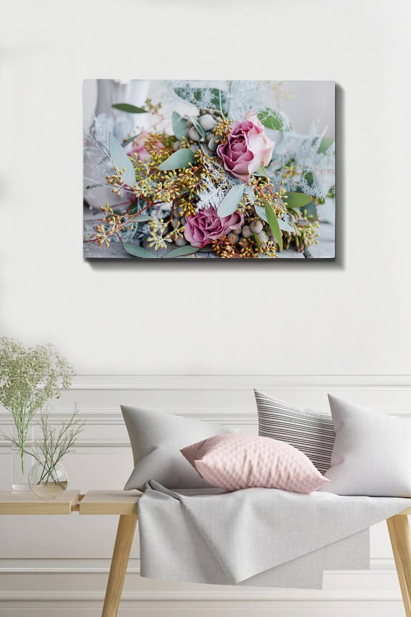 Dekorativ Canvasbillede 50x70 cm - Flerfarvet - Boligtilbehør - Billeder & kunst - Billeder på lærred