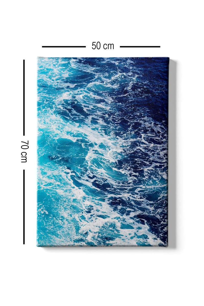 Dekorativ Canvasbillede 50x70 cm - Flerfarvet - Boligtilbehør - Billeder & kunst - Billeder på lærred