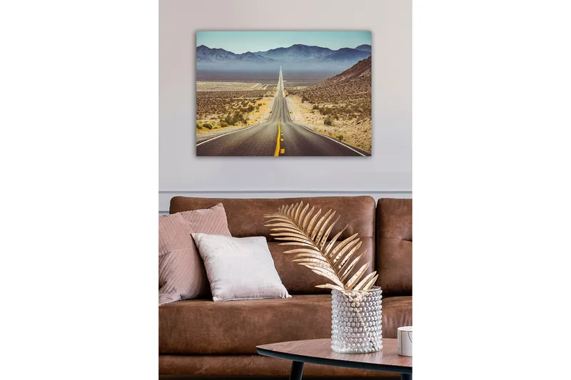 Dekorativ Canvasbillede 50x70 cm - Flerfarvet - Boligtilbehør - Billeder & kunst - Billeder på lærred