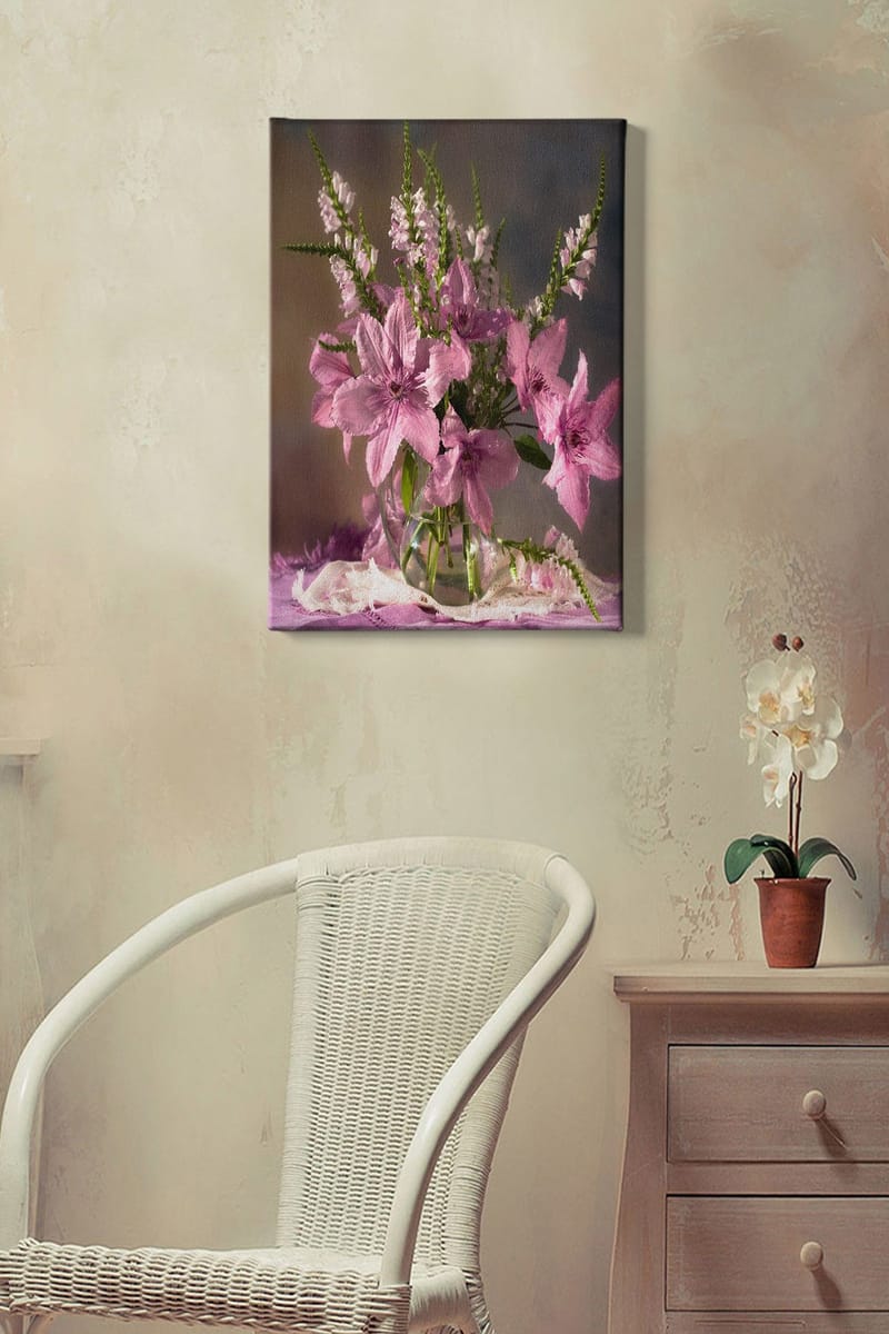 Dekorativ Canvasbillede 50x70 cm - Flerfarvet - Boligtilbehør - Billeder & kunst - Billeder på lærred