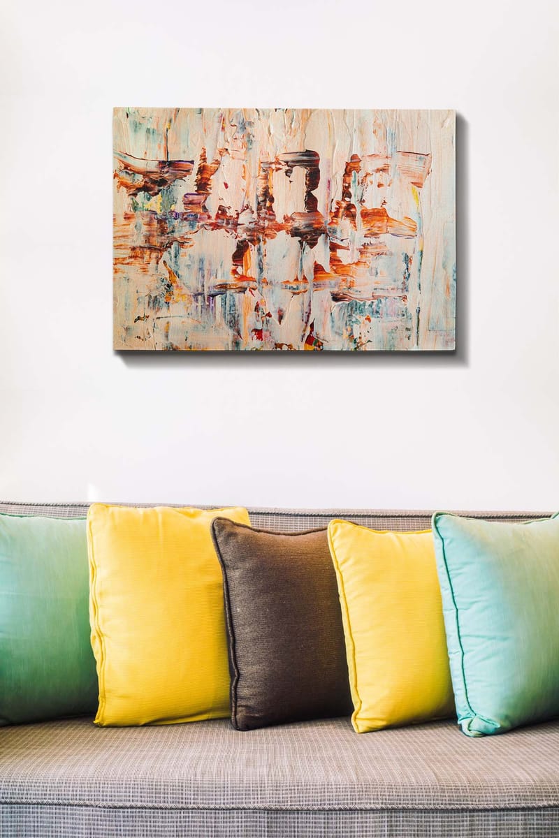 Dekorativ Canvasbillede 50x70 cm - Flerfarvet - Boligtilbehør - Billeder & kunst - Billeder på lærred