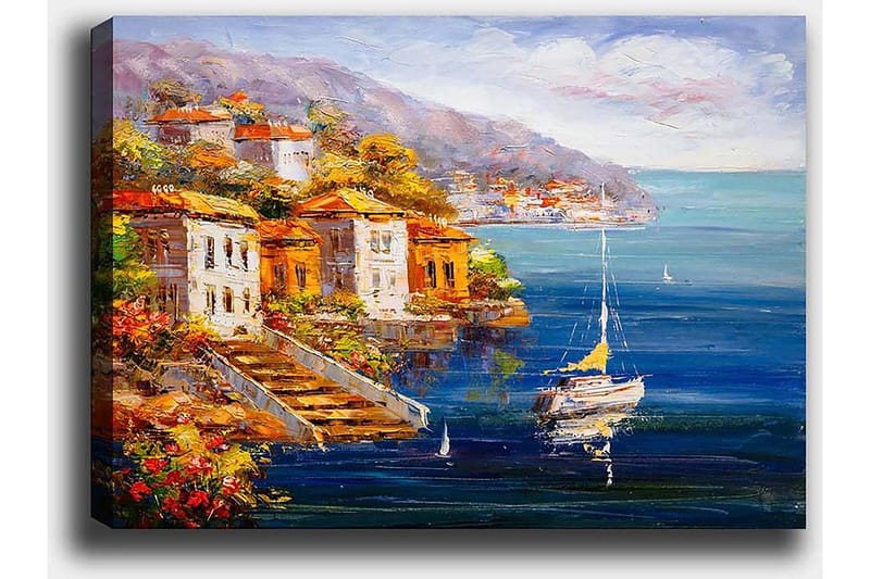 Dekorativ Canvasbillede 50x70 cm - Flerfarvet - Boligtilbehør - Billeder & kunst - Billeder på lærred