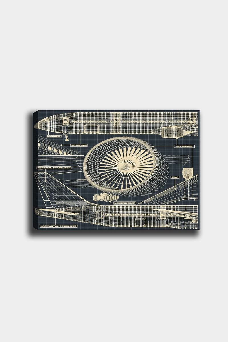 Dekorativ Canvasbillede 50x70 cm, Flerfarvet