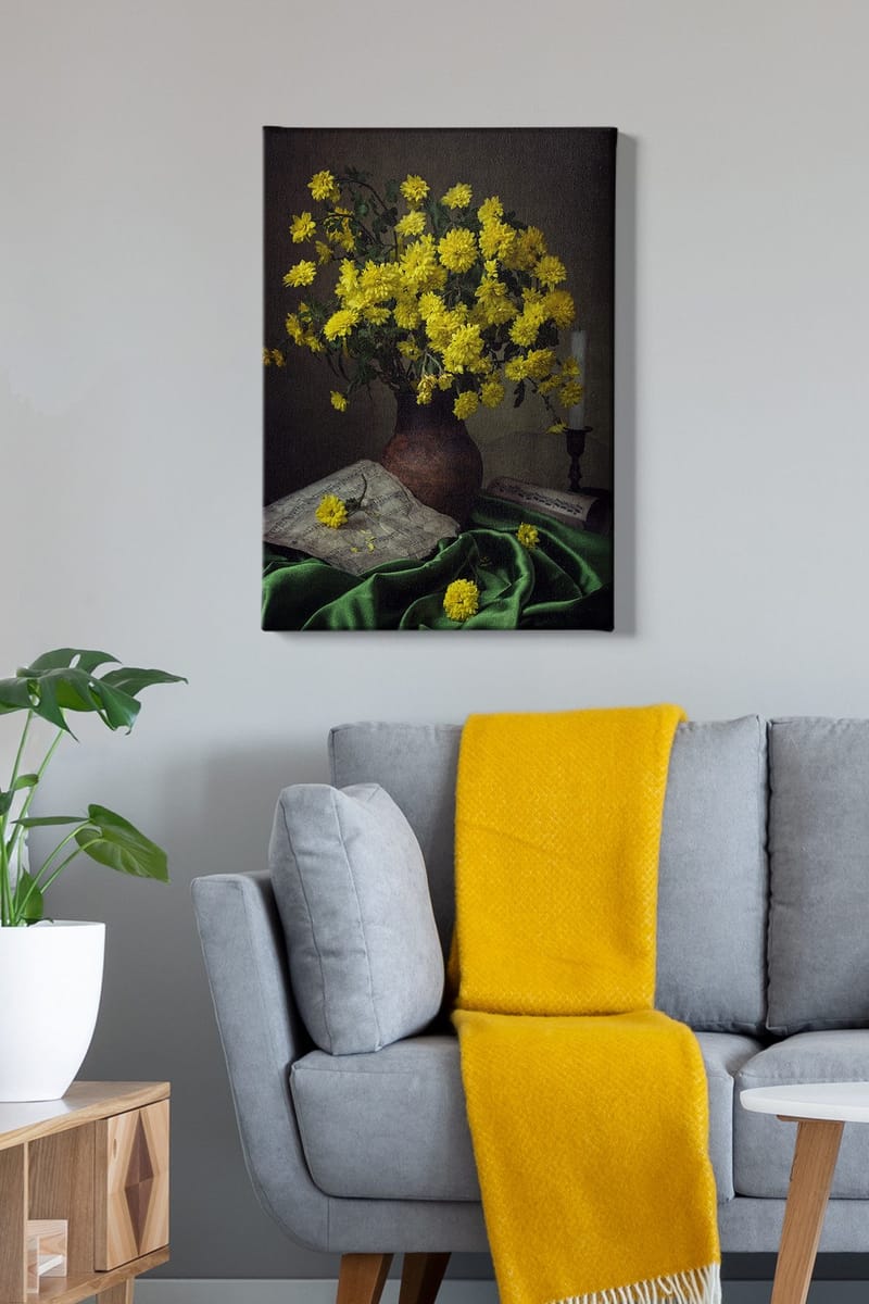 Dekorativ Canvasbillede 50x70 cm - Flerfarvet - Boligtilbehør - Billeder & kunst - Billeder på lærred