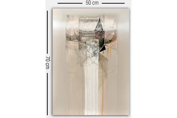 Dekorativ Canvasbillede 50x70 cm - Flerfarvet - Boligtilbehør - Billeder & kunst - Billeder på lærred