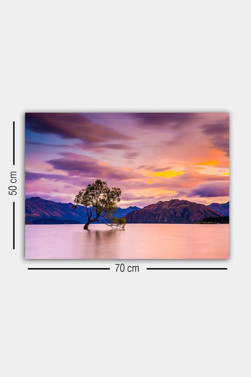 Dekorativ Canvasbillede 50x70 cm - Flerfarvet - Boligtilbehør - Billeder & kunst - Billeder på lærred