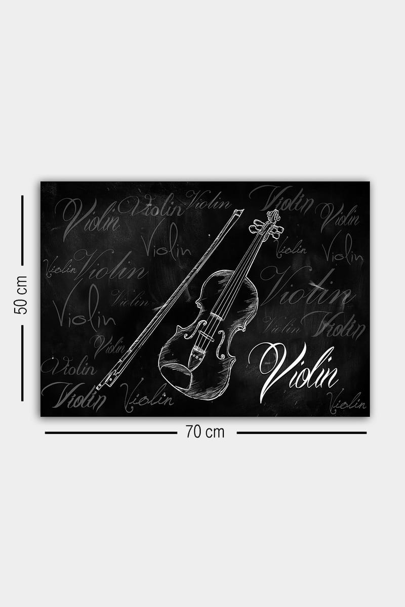 Dekorativ Canvasbillede 50x70 cm - Flerfarvet - Boligtilbehør - Billeder & kunst - Billeder på lærred