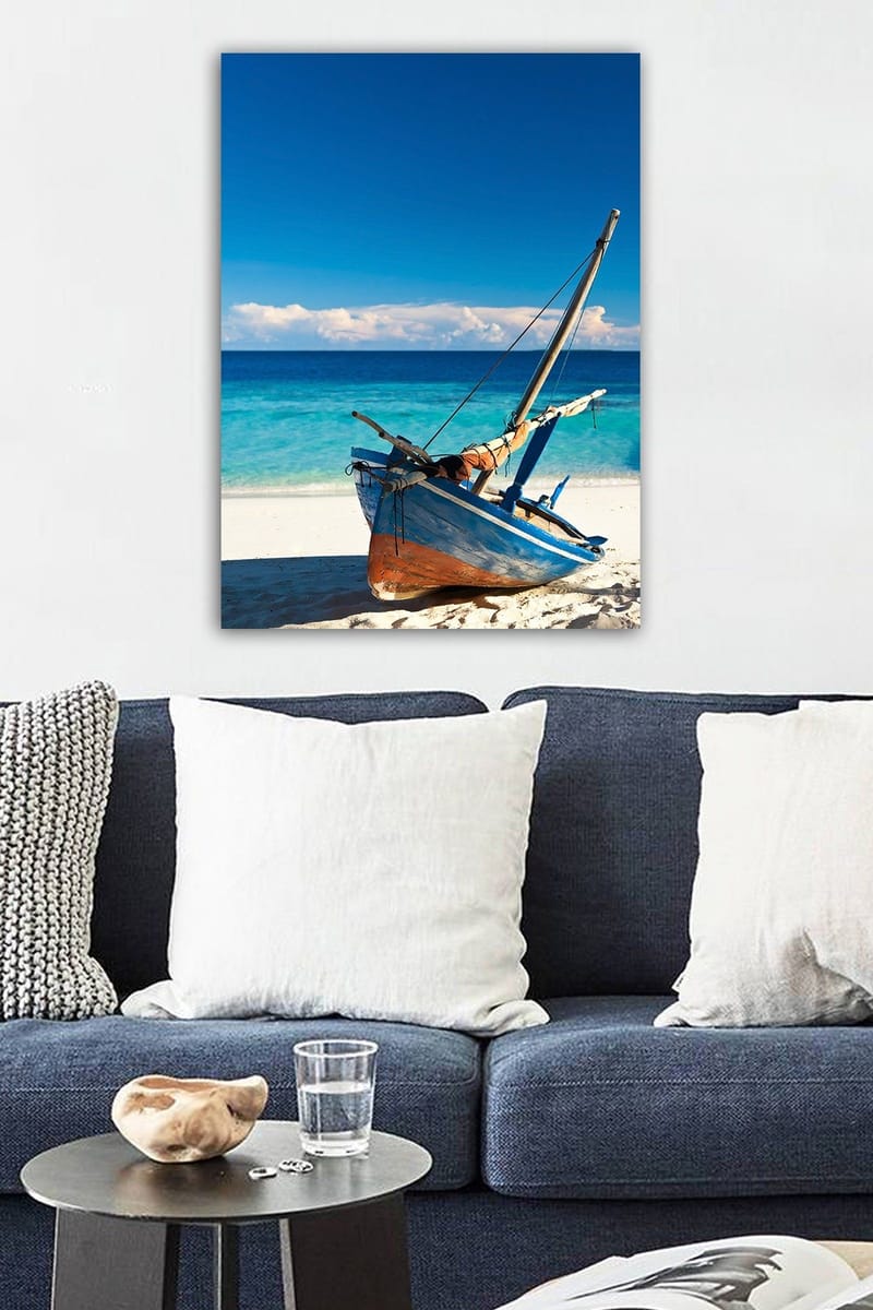 Dekorativ Canvasbillede 50x70 cm - Flerfarvet - Boligtilbehør - Billeder & kunst - Billeder på lærred