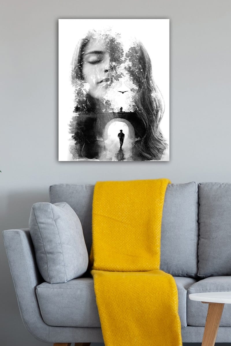 Dekorativ Canvasbillede 50x70 cm, Flerfarvet