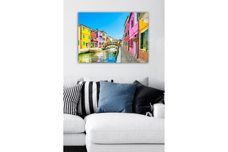 Dekorativ Canvasbillede 50x70 cm - Flerfarvet - Boligtilbehør - Billeder & kunst - Billeder på lærred