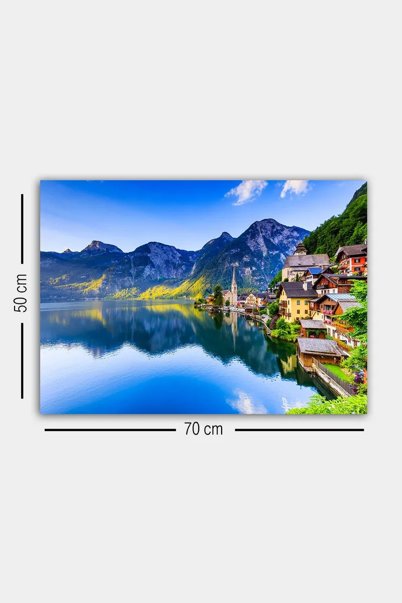 Dekorativ Canvasbillede 50x70 cm - Flerfarvet - Boligtilbehør - Billeder & kunst - Billeder på lærred