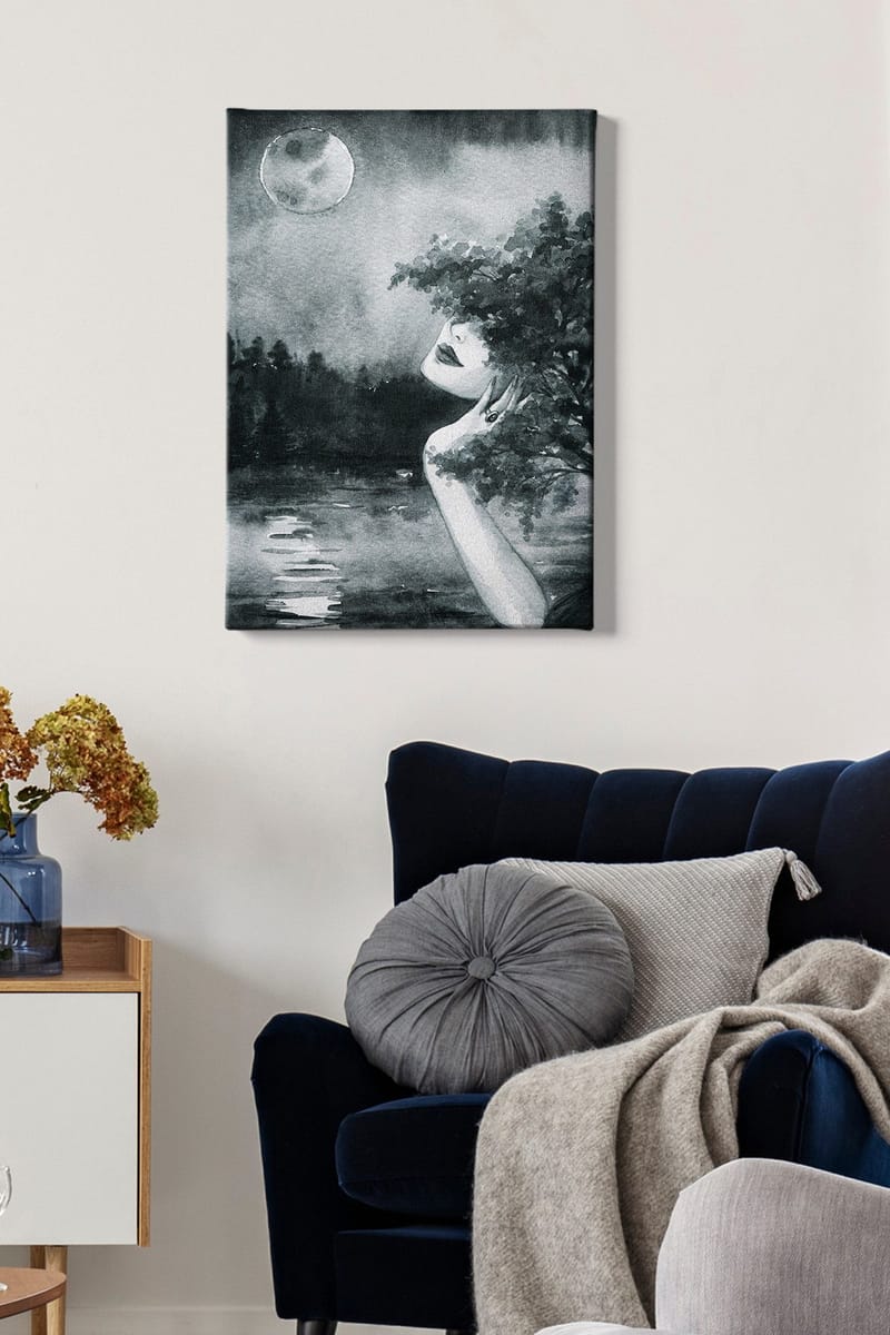 Dekorativ Canvasbillede 50x70 cm - Flerfarvet - Boligtilbehør - Billeder & kunst - Billeder på lærred