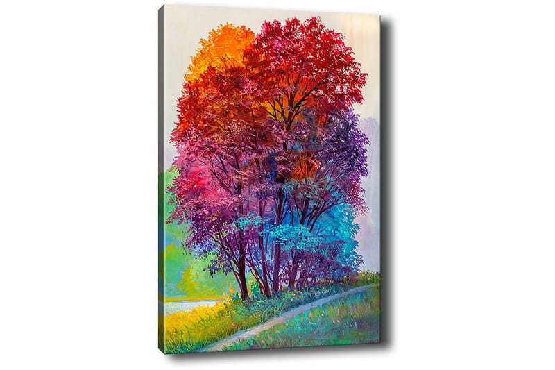 Dekorativ Canvasbillede 50x70 cm - Flerfarvet - Boligtilbehør - Billeder & kunst - Billeder på lærred