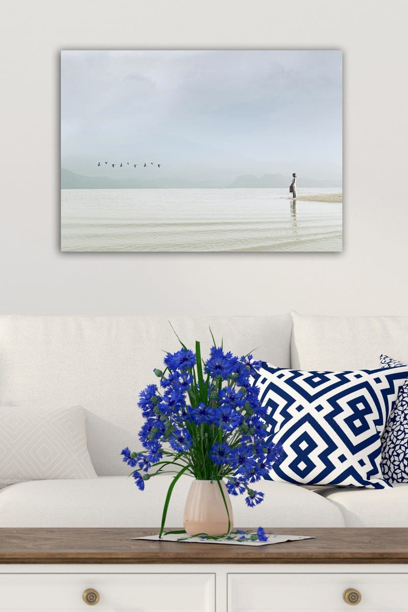 Dekorativ Canvasbillede 50x70 cm - Flerfarvet - Boligtilbehør - Billeder & kunst - Billeder på lærred