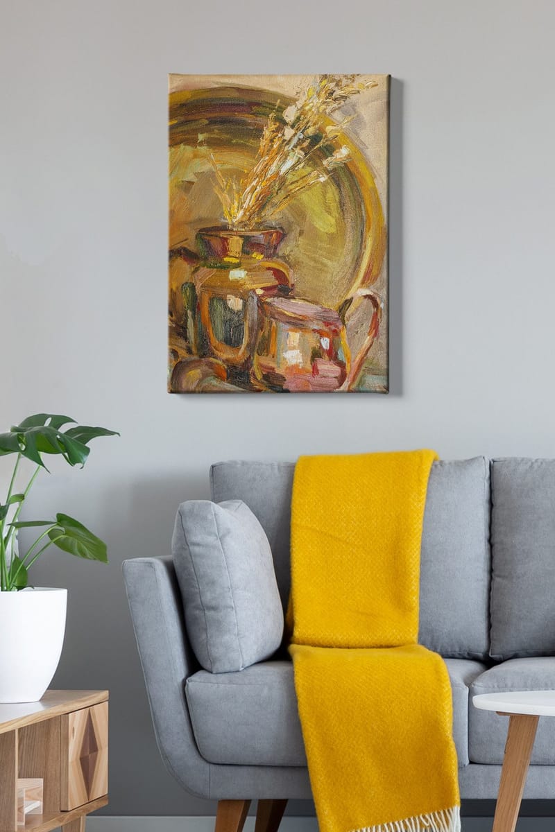 Dekorativ Canvasbillede 50x70 cm - Flerfarvet - Boligtilbehør - Billeder & kunst - Billeder på lærred