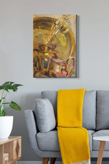 Dekorativ Canvasbillede 50x70 cm - Flerfarvet - Boligtilbehør - Billeder & kunst - Billeder på lærred