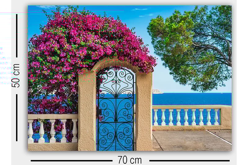 Dekorativ Canvasbillede 50x70 cm - Flerfarvet - Boligtilbehør - Billeder & kunst - Billeder på lærred