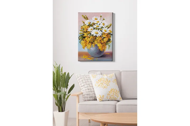 Dekorativ Canvasbillede 50x70 cm - Flerfarvet - Boligtilbehør - Billeder & kunst - Billeder på lærred