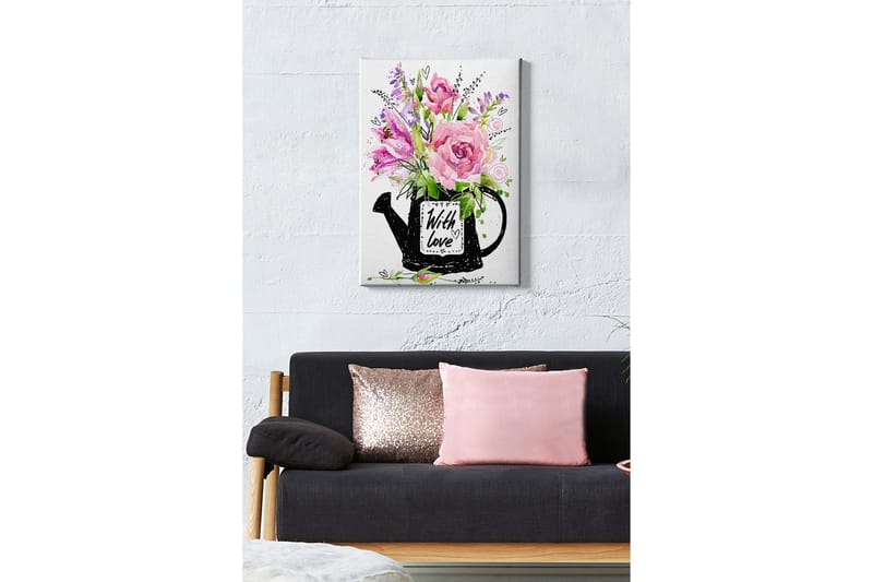 Dekorativ Canvasbillede 50x70 cm - Flerfarvet - Boligtilbehør - Billeder & kunst - Billeder på lærred