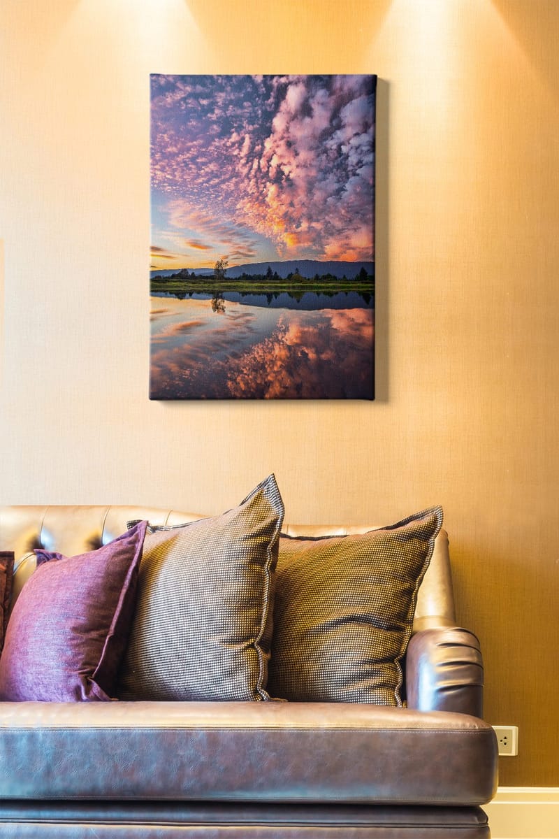 Dekorativ Canvasbillede 50x70 cm - Flerfarvet - Boligtilbehør - Billeder & kunst - Billeder på lærred