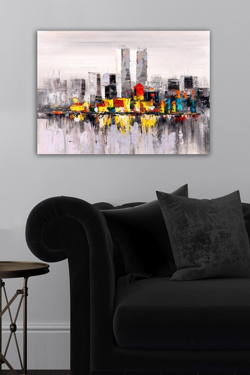 Dekorativ Canvasbillede 50x70 cm - Flerfarvet - Boligtilbehør - Billeder & kunst - Billeder på lærred