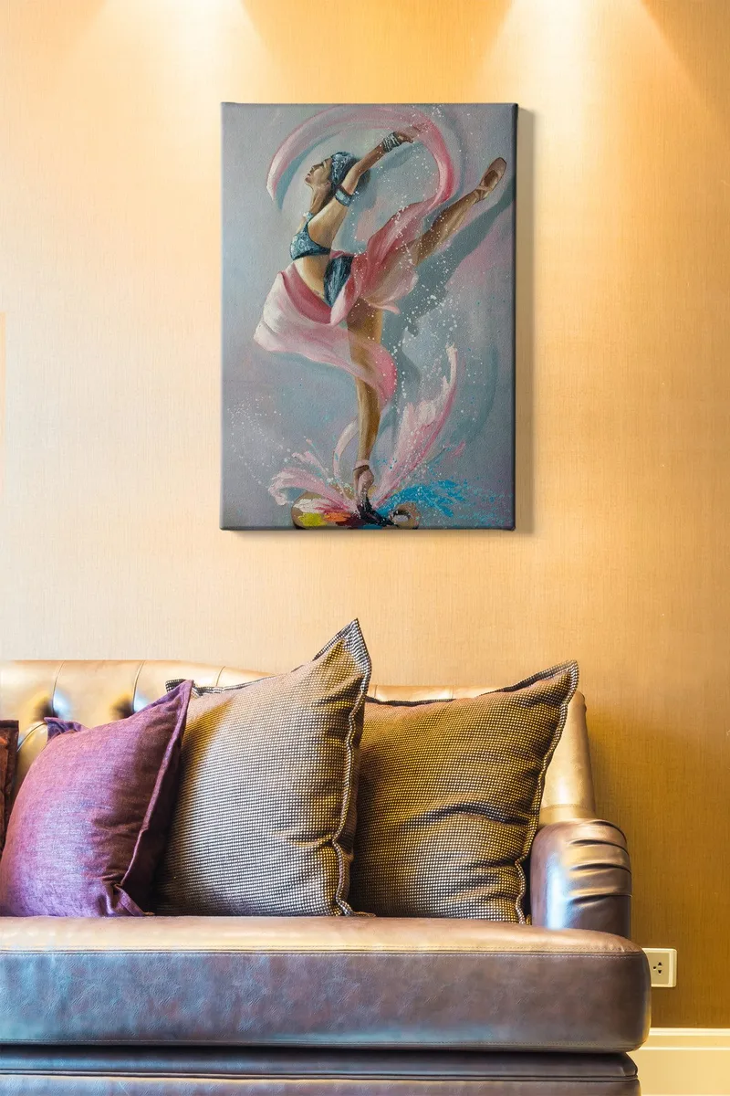 Dekorativ Canvasbillede 50x70 cm - Flerfarvet - Boligtilbehør - Billeder & kunst - Billeder på lærred