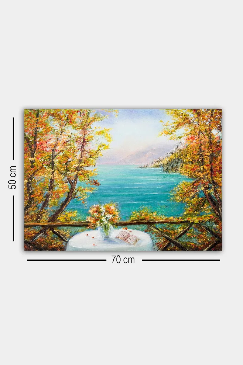 Dekorativ Canvasbillede 50x70 cm - Flerfarvet - Boligtilbehør - Billeder & kunst - Billeder på lærred