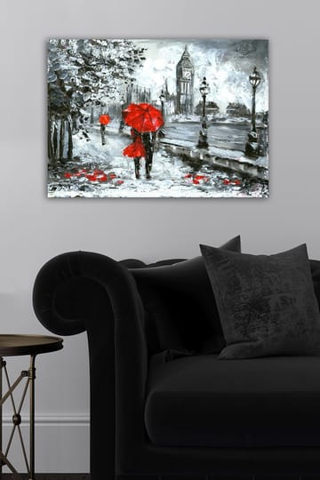 Dekorativ Canvasbillede 50x70 cm - Flerfarvet - Boligtilbehør - Billeder & kunst - Billeder på lærred
