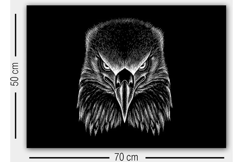 Dekorativ Canvasbillede 50x70 cm - Flerfarvet - Boligtilbehør - Billeder & kunst - Billeder på lærred