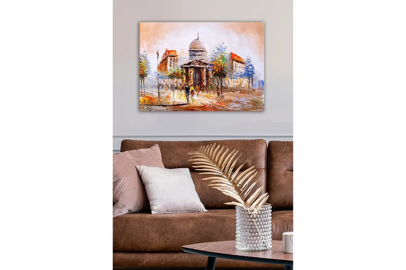 Dekorativ Canvasbillede 50x70 cm - Flerfarvet - Boligtilbehør - Billeder & kunst - Billeder på lærred