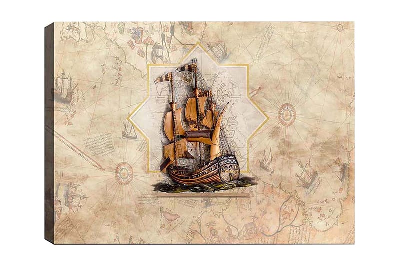 Dekorativ Canvasbillede 50x70 cm, Flerfarvet