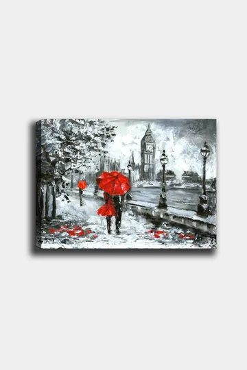 Dekorativ Canvasbillede 50x70 cm - Flerfarvet - Boligtilbehør - Billeder & kunst - Billeder på lærred