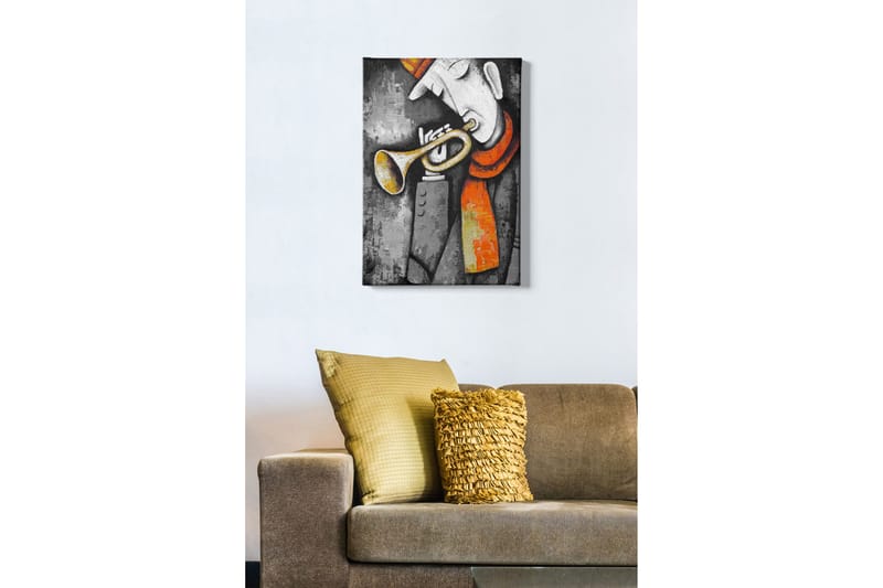 Dekorativ Canvasbillede 50x70 cm - Flerfarvet - Boligtilbehør - Billeder & kunst - Billeder på lærred