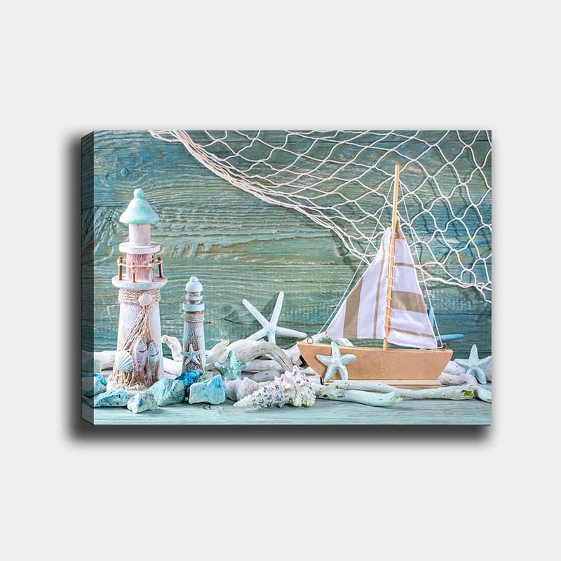Dekorativ Canvasbillede 70x100 cm - Flerfarvet - Boligtilbehør - Billeder & kunst - Billeder på lærred