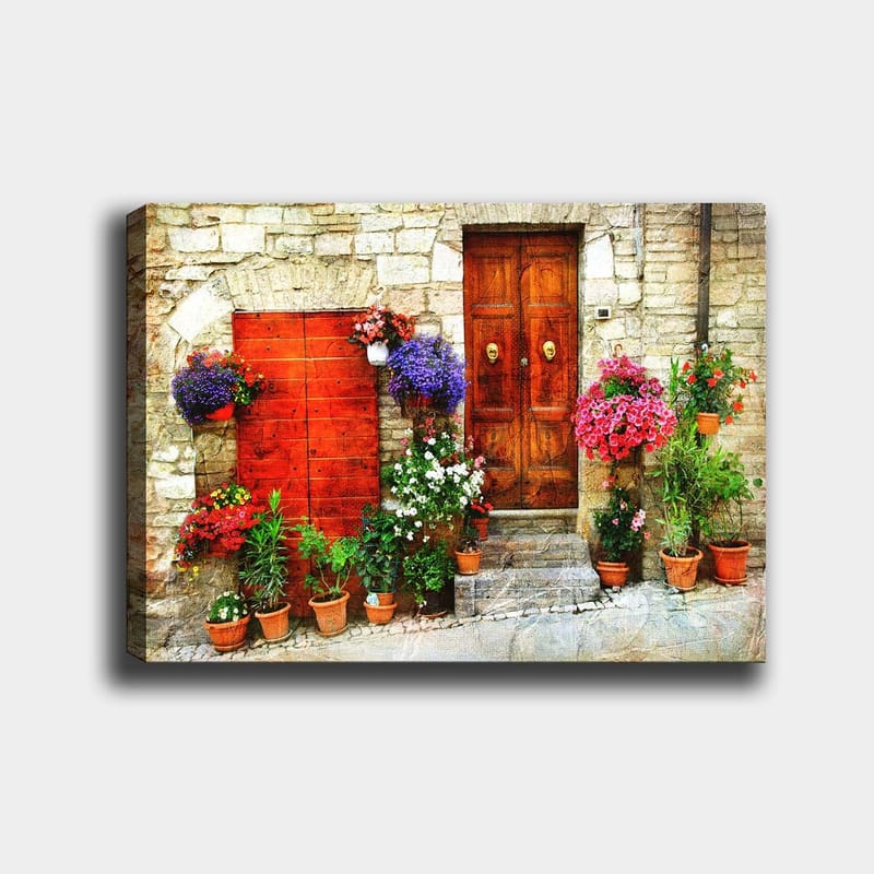 Dekorativ Canvasbillede 70x100 cm - Flerfarvet - Boligtilbehør - Billeder & kunst - Billeder på lærred